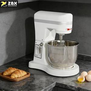 Équipement alimentaire, mini robot de cuisine 5L, équipement de boulangerie, appareils électroménagers, mixeur alimentaire électrique pour la cuisine avec tête inclinable à 10 vitesses - Product Image 6