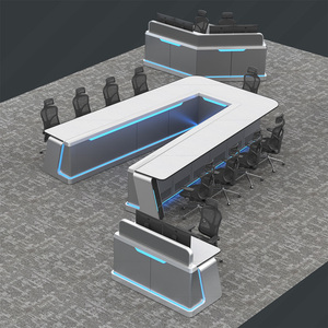 Soluzione Personalizzata per Console di Controllo del Traffico Aereo, Arredamento Commerciale Speciale, Scrivania per Sala di Controllo Sicurezza - Product Image 2