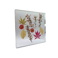 Cube de résine avec fleurs naturelles préservées, presse-papiers en époxy floral séché fait main, spécimen botanique personnalisé, cadeau souvenir de mariage