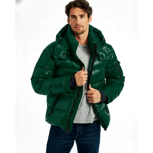 Top Quality Men's Winter Puffer <b>Jackets</b> Latest Design <b>Jackets</b> <b>with</b> Customized Front Logo and Colours - Product Image 1