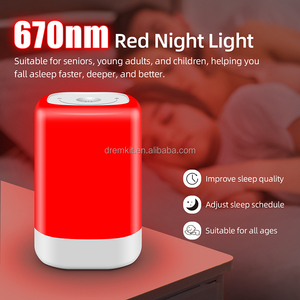 Lampada da Comodino a Luce Rossa 670 nm, Luce Notturna per Melatonina, Lampade Intelligenti per Terapia del Sonno - Product Image 3