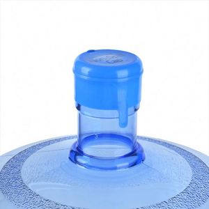 Tapas de Plástico PE Blancas Transparentes Antiderrames para Botellas de Agua de 5 Galones y Vasos, Cierre Acanalado, Tapas para Botellas de Gran Capacidad - Product Image 5