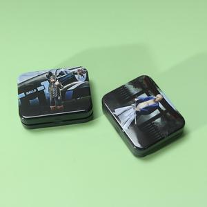 <span class=keywords><strong>8x8</strong></span> Antique Mini Matte Đen lon thiếc kim loại Pill Mint vuông altoid Tarot <span class=keywords><strong>tin</strong></span> trường hợp tùy chỉnh metalized hộp - Product Image 1