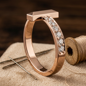 Anillo de Diamante Cultivado en Laboratorio para Hombre, Oro Rosa, Corte Brillante Redondo, Certificado IGI, Anillo de Boda o Aniversario, Joyería Fina - Product Image 3