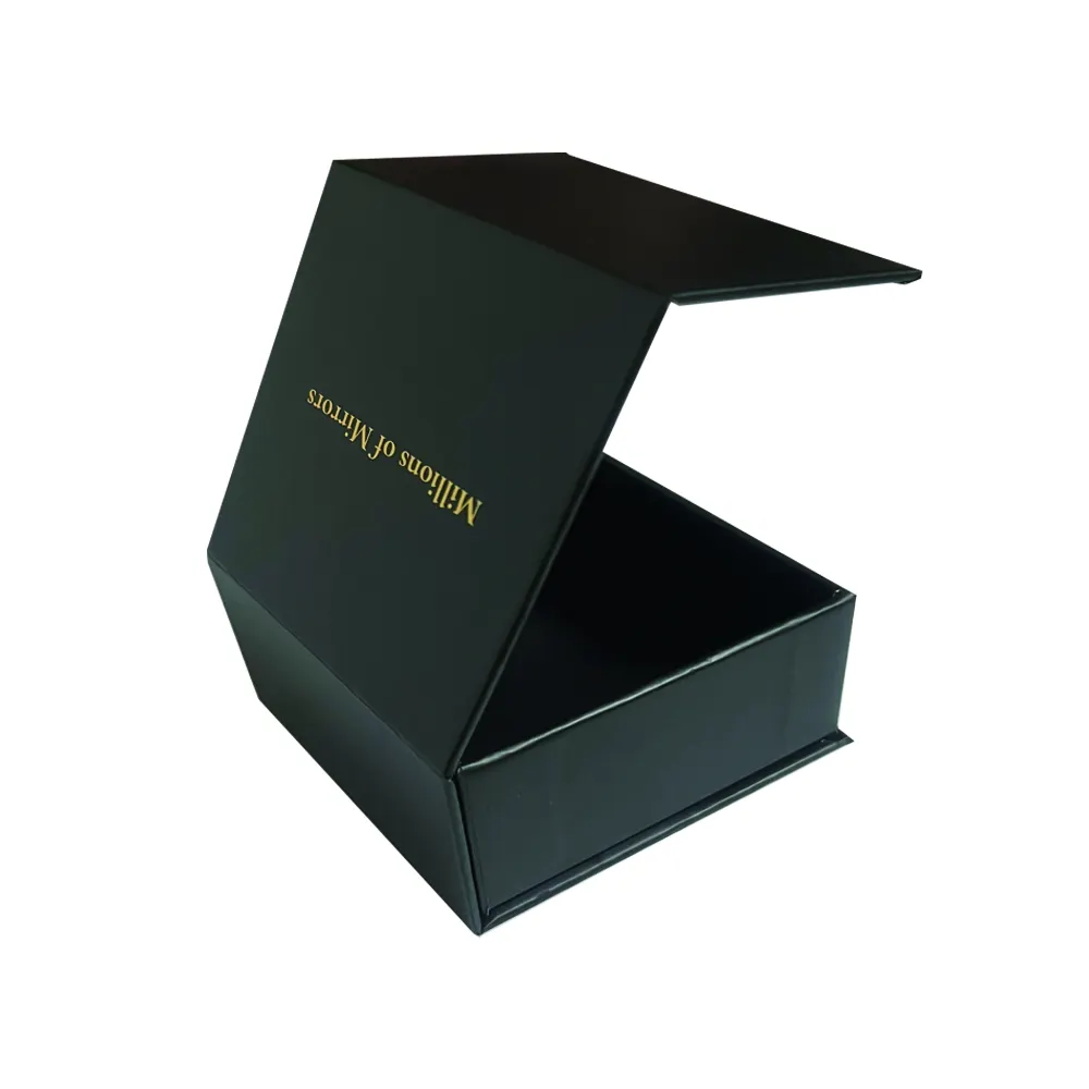 Boîtes cadeaux de carte de membre VIP de crédit en carton noir magnétique de luxe personnalisé