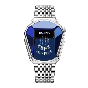 Reloj BESTWIN de Lujo para Hombre, Cuarzo, Acero Inoxidable, Movimiento Citizen, Resistente al Agua 3BAR, Esfera Luminosa, Cronógrafo, Correa de Acero Inoxidable - Product Image 3