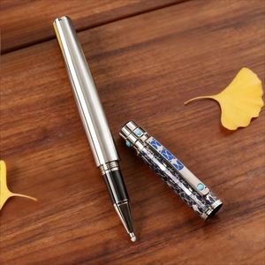 Premium Blue Diamond Metal Ballpoint Pen with Customizable Luxury Signature Logo Custom Brand Multi-Colored Ink-<b>Gift</b> - Product Image 3