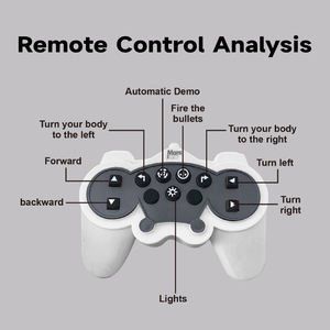 หุ่นยนต์ของเล่นบังคับ10CH ของเล่นบังคับวิทยุอัจฉริยะ2.4G หุ่นยนต์360ตัวหมุนได้แบบโต้ตอบ - Product Image 4