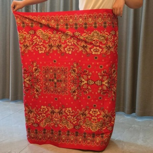 2024 Batik tradizionale Bali musulmani spiaggia all'ingrosso tradizione 100gsm 110cm donne indonesiane Pareo Malaysia Sarong - Product Image 4