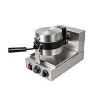 Gaufrier rotatif commercial 360 °   Gaufrier rotatif antiadhésif – Équipement pour snacks
