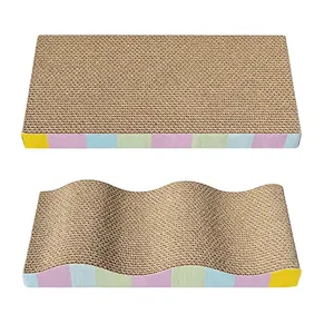 Arbre à <span class=keywords><strong>chat</strong></span> multifonctionnel en carton, durable et antidérapant, avec griffoir réglable - Product Image 5