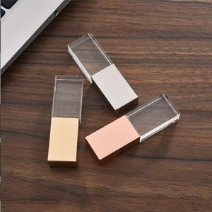 Clé USB en cristal avec logo gravé en 3D, 16 Go, USB 2.0, neuve avec boîte - Product Image 3