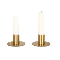 Support de bougie de table moderne avec plateau rond pour bougies coniques, décoration de table à manger et vente au détail de cadeaux