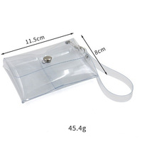 Sac de rangement multifonctionnel portable en PVC pailleté, porte-monnaie, pochette à bijoux, porte-papeterie, porte-cartes, durable, vente en gros