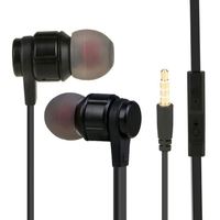 Goedkoopste prijs 1.2M Bedrade Super Bass 3.5mm In-ear Gaming Headset met Microfoon Crack Earbud Handsfree voor Smartphone