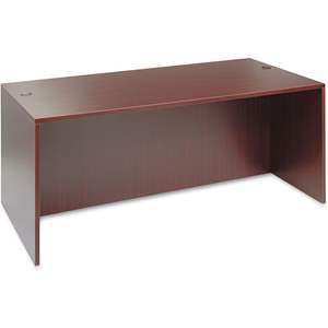 Coque de bureau en acajou Alera Valencia Series 72 x 36 x 29-1/2 pouces pour usage professionnel - Product Image 1