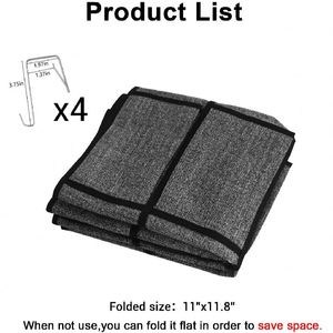 Bolsa de Almacenamiento Colgante de Lino Moderna, Plegable, con Etiquetas, Organizador para Pared, Puerta o Armario, para Oficina, Escuela, Hogar, Material de Tela - Product Image 6