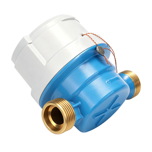 Compteur d'eau à débit unique non magnétique, entièrement en cuivre, cadran clair, clapet anti-retour intégré pour éviter le reflux, ODM/OEM - Product Image 6