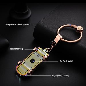 Mini Llavero Creativo 3D de Aleación de Zinc con Impresión UV, Linterna LED para Coche, Regalo de Moda para Mujer, Colgante de Llavero Lindo para Parejas - Product Image 5