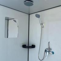 Kabin Mandi Geser Modern Portabel dengan Rangka Aluminium untuk Apartemen, Buatan China