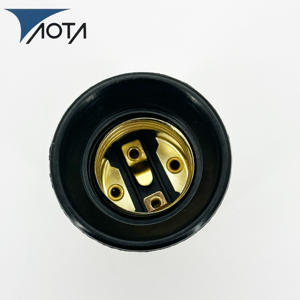 Portalámparas Industrial de Latón Macizo <span class=keywords><strong>Aota</strong></span> E26/E26, Base para Lámpara Colgante Vintage Edison, 220-250V - Product Image 3