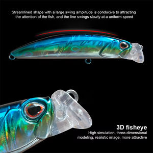 Nouvelles couleurs plastique ABS disponible <span class=keywords><strong>Hunthouse</strong></span> coulant petits leurres non peints aiguille poisson Minnnow blancs leurres - Product Image 2