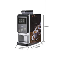 Self Service MDB Outdoor Card Payment Entièrement automatique Bean to Cup Écran 10.1 "Distributeur automatique de café commercial