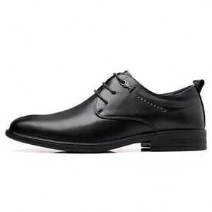 Botas de Tobillo de Piel Sintética para Hombre, Punta Redonda, Cierre de Cremallera, Marca de Moda Retro para Negocios - Product Image 2