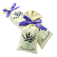 Sachet parfumé en tissu coton et lin, diffuseur de parfum pour voiture, désodorisant, sachet parfumé suspendu personnalisé pour tiroir et placard