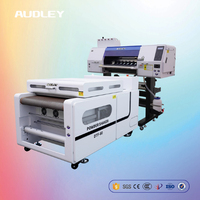 Imprimante DTF haute vitesse Audley Factory A1 60cm grand format avec 2 têtes d'impression I3200 et machine à secouer la poudre numérique A2