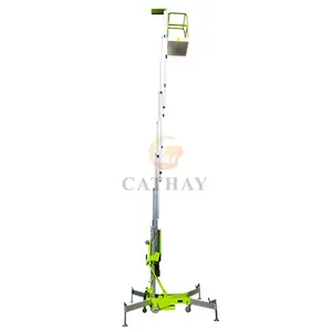 Industrial Motorized Solar Panel Man Ladder Lifting With Ce