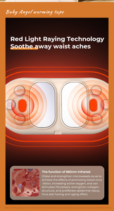 पोर्टेबल गर्भाशय-वार्मिंग कमर मालिश: मासिक धर्म के लिए हीटिंग और कंपन उपकरण - Product Image 6