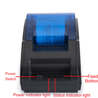 Printer Thermal USB untuk Struk POS Desktop 58mm Portabel Android BT-58D