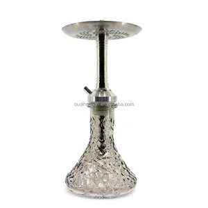 Großhandel Benutzer definierte Farbe Shisha Shisha Shisha Glasflasche Nar guile Tschechische Aluminium Shisha Vase
