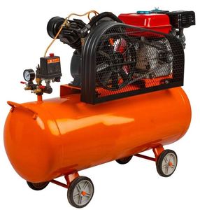 Compresseur d'air diesel à piston entraîné par courroie, haute performance, faible bruit, 5 bars, pour l'exploitation minière en 2024 - Product Image 4