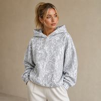 Sweat-shirt à capuche imprimé pour femme Joydressing, coupe décontractée, manches longues, décontracté, pour la vente en gros aux boutiques