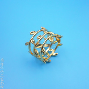 Crown Shape <b>Couple</b> <b>Rings</b> Gold Pave Setting Unisex Gift Jewelry - Product Image 4