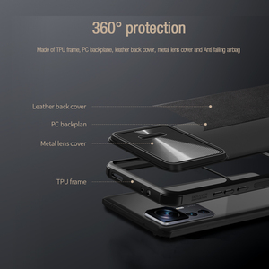 <span class=keywords><strong>Nillkin</strong></span>-Funda de cuero Para <span class=keywords><strong>Xiaomi</strong></span> Mi <span class=keywords><strong>12T</strong></span> <span class=keywords><strong>Pro</strong></span>, cubierta deslizante Para lente de cámara, Para teléfono móvil - Product Image 6
