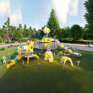 Scivolo Combinato per Bambini in Plastica per Esterni <span class=keywords><strong>di</strong></span> Grandi Dimensioni, Avventura Familiare, Sport, <span class=keywords><strong>Parco</strong></span> Divertimenti Pubblico <span class=keywords><strong>di</strong></span> Alta Qualità - Product Image 2