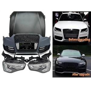 Kit Carrozzeria di Fabbrica con Paraurti Anteriore, Cofano, Fari e Griglia Stile RS5 B8.5 per Aggiornamento <span class=keywords><strong>Audi</strong></span> <span class=keywords><strong>A5</strong></span> B8 S5 Berlina 2009 2010 2011 2012 - Product Image 1