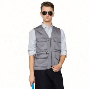 Chaleco Utilitario Casual Personalizado para Hombre y Mujer con Múltiples Bolsillos, Ropa de Trabajo Cálida para Verano e Invierno, para Periodistas y Pescadores - Product Image 1