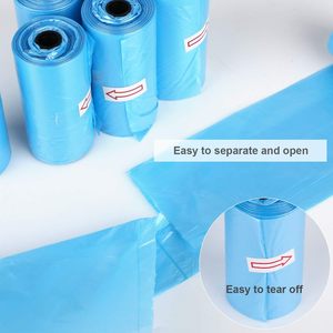 Sacs à déjections canines avec distributeur, sacs à excréments pour animaux de compagnie, sacs de nettoyage portables pour l'extérieur, vente en gros - Product Image 5