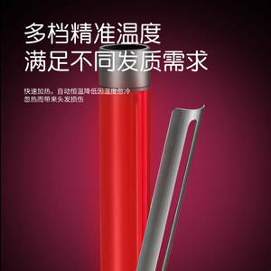 Rizador de Pelo Komei de 1.25 Pulgadas con Calor Ajustable, Pantalla LED, Color Gris, Rizador Eléctrico Profesional - Product Image 2