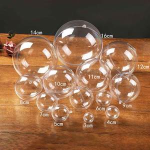 Bunga Akrilik Transparan Bulat Bola Kapsul Kemasan Buah Camilan DIY Hadiah Kelulusan Kreatif Dekorasi Buket Bahan - Product Image 6