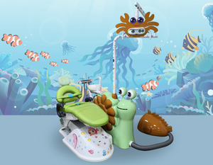 Unidad Dental Infantil de Dibujos Animados RF-KID |   Sillón Dental Pediátrico Integral con Temática Marina |   Equipo de Tratamiento Dental para Niños - Product Image 2
