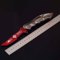 Arena Breakout juego que rodea Rui conejo cuchillo plegable arma sin cuchilla modelo Navidad cuchillo arma modelo niño juguete