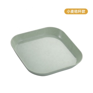Assiettes à dîner incassables en paille de blé, assiettes écologiques biodégradables pour les restaurants, plastique pour bocaux et plats de pique-nique, 8 pièces - Product Image 5