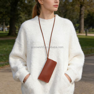 Étui à bijoux Sinco, boîte cadeau personnalisable, étui pour <span class=keywords><strong>lunettes</strong></span> de lecture, étui à <span class=keywords><strong>lunettes</strong></span> en cuir portable avec sangle de suspension - Product Image 4