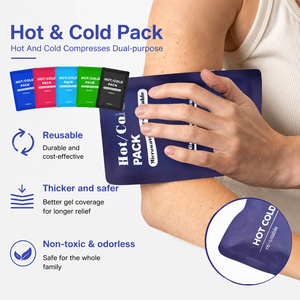 Compresa de Gel de Nailon para Terapia Fría y Caliente de Uso Médico, Reutilizable, con Gel No Tóxico para Dolores de Cabeza y Fiebre, Precio de Fábrica - Product Image 3