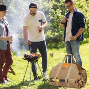 Sac de transport Oxford Premium pour bois de chauffage, idéal pour le camping, les barbecues et les accessoires de poêle à bois - Product Image 6